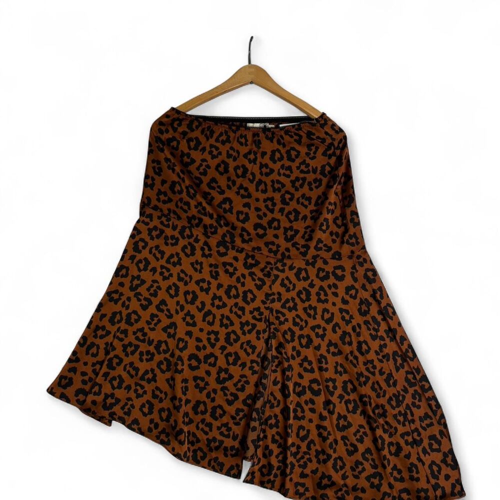 Everleigh Animal Print Asymmetrical Women's Skirt | Medium